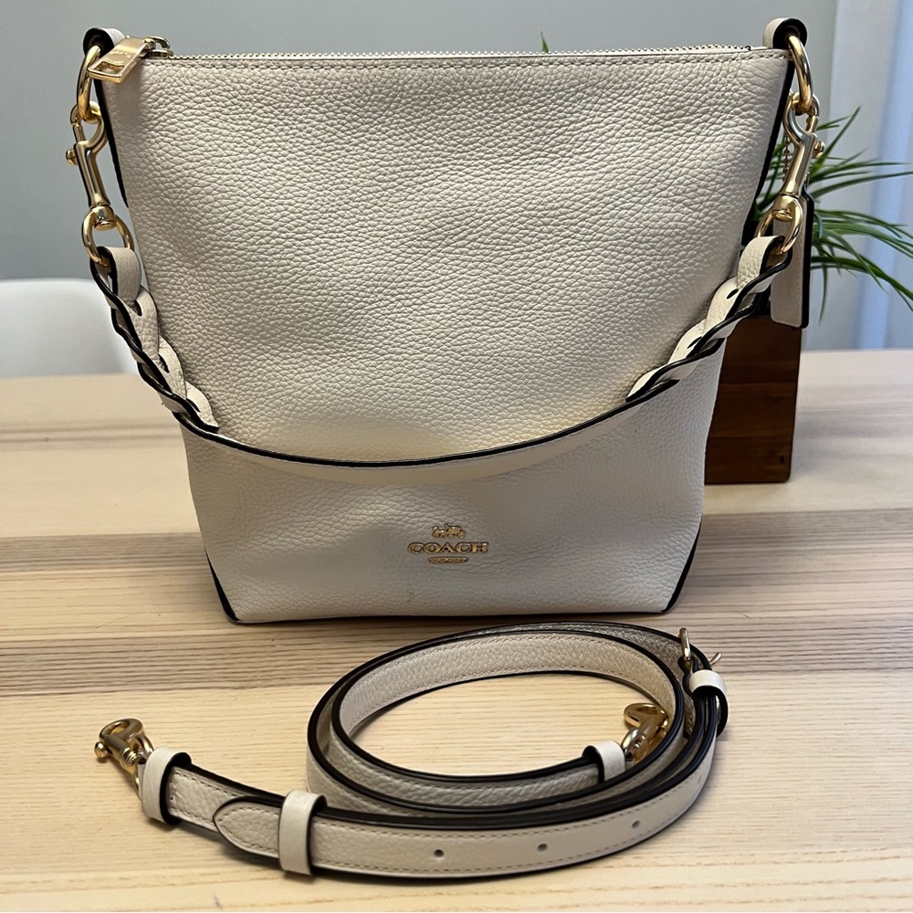 *Sold* Coach Abby Duffle - Chalk